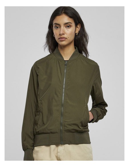 BUI-BY044-Ladies Nylon Bomber Jacket 2